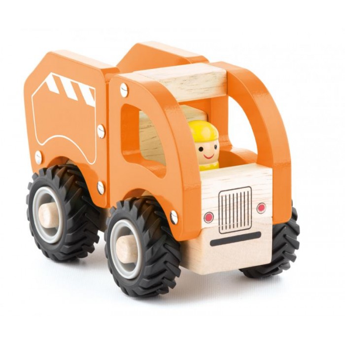 Masinuta din lemn Masina de Gunoi - Gunoiera